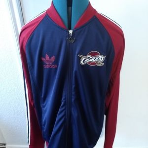 Adidas Cleveland Cavaliers Cavs Mens Jacket